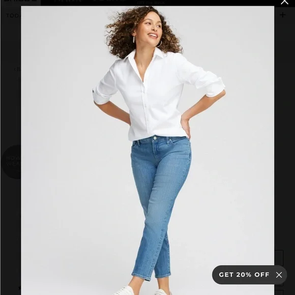 Chico Girlfriend Cropped Jeans size 2 - Picture 3 of 8